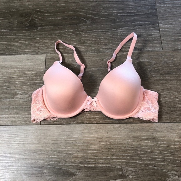 Maidenform Light Pink Underwire Lace Bra Womens Size 34B Comfort Devotion - Picture 5 of 5